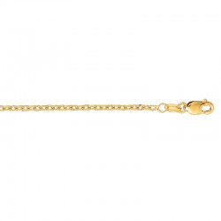 20'' 1.9MM Dc Cable Chain With Lobster Clasp 14K Yg