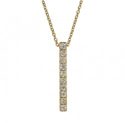 Diamond Bar Necklace