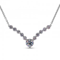 Diamond V Necklace