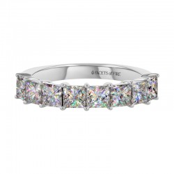 Diamond Shared Prong Wedding Band