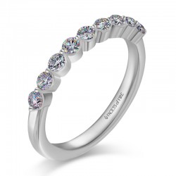 Diamond Shared Prong Wedding Band