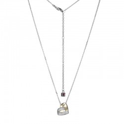 Amour Cubic Zirconia Heart Necklace