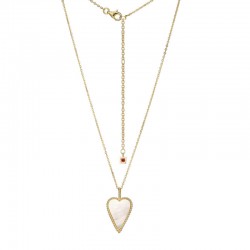 Long Love Mop Heart Pendant