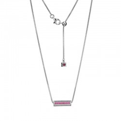 Cheer Collection Patriotic Created Ruby Created White Sapphire Created Sapphire Barrel Pendant