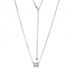 Goddess Collection CZ Ribbed Barrel Slide Pendant