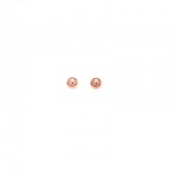 5MM Ball Stud Earrings 14K Rg