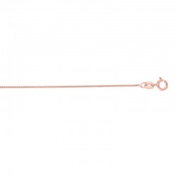 20'' 0.6MM D/C Wheat Chain With Spring Ring Clasp 14K Rg