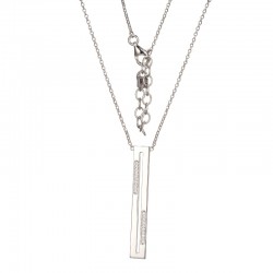 Sterling Silver Rhodium Plated Necklace