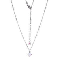 Sterling Silver Rhodium Plated Necklace