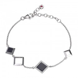 Sterling Silver Rhodium Plated Bracelet