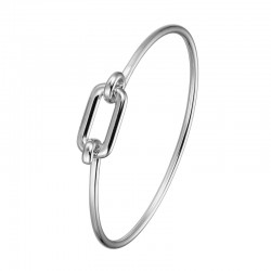 Sterling Silver Rhodium Plated Bangle