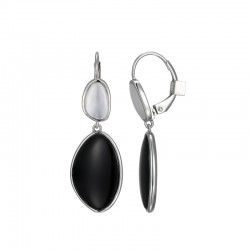 Sterling Silver Rhodium Plated Earrings