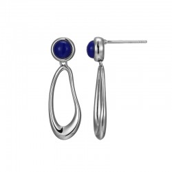 Sterling Silver Rhodium Plated Earrings