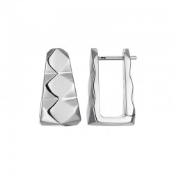 Sterling Silver Rhodium Plated Earrings