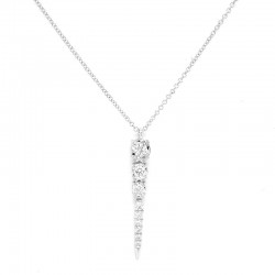 .42CTTW 9 Rb Diamond Necklace