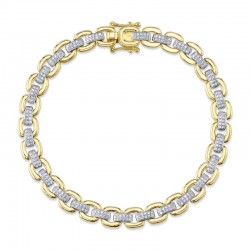 .59CTTW Diamond Link Bracelet