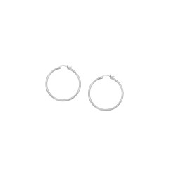 20mm Polished Hoop Earrings