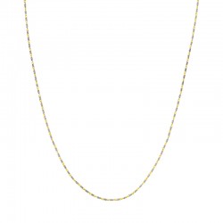 24'' 1.20Mm D/C Lumacina Chain With Lobster Clasp 14K Y/Wg