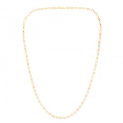 22'' 4.1MM Valentino Chain With Lobster Clasp 14K Tri Color