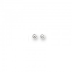 6MM Ball Stud Earrings 14K Wg