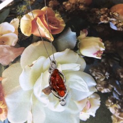 Birdie Levine Creations Fire Opal Pendant