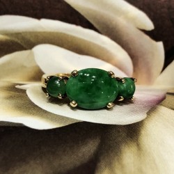 Past Present Future Jadeite Ring