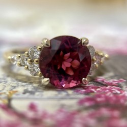 Rubellite Tourmaline Ring