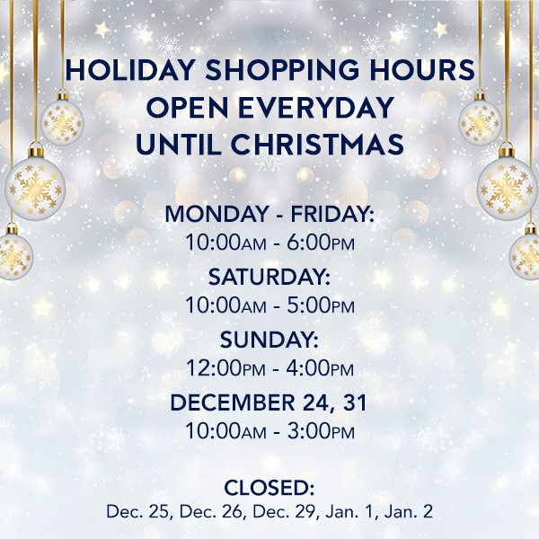 Extended Holiday Shopping Hours