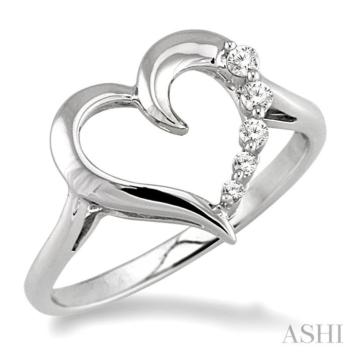 Heart Shape Journey Diamond Fashion Ring