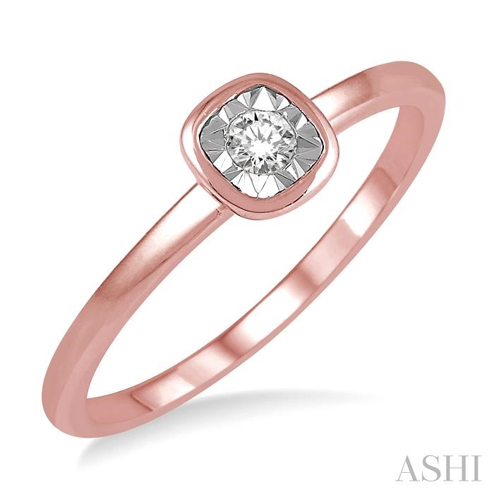 Stackable Cushion Shape Diamond Promise Ring