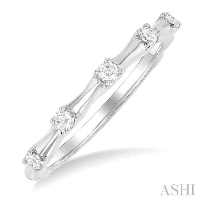 Diamond Fashion Bamboo Ring