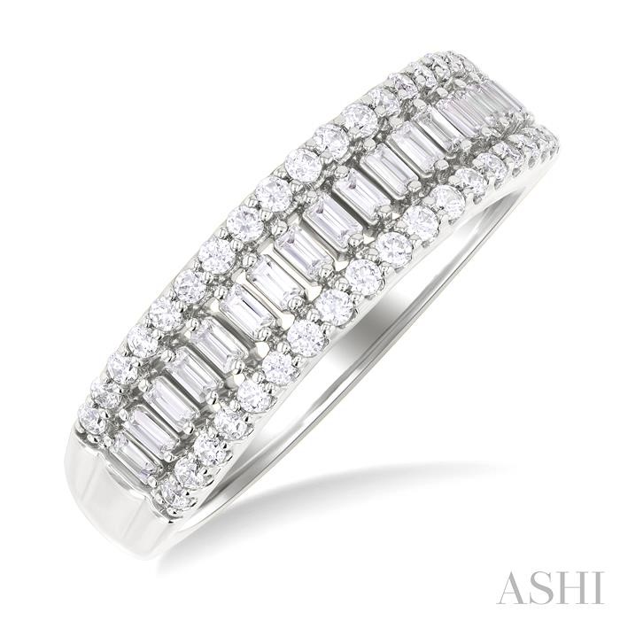 Channel Set Baguette Diamond Fashion Band