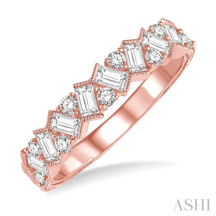 Scatter Zig-Zag Baguette Diamond Fashion Band