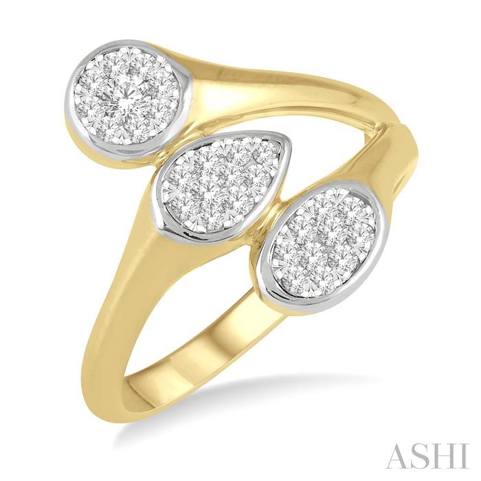 Mixed Shape Lovebright Diamond Fashion Ring