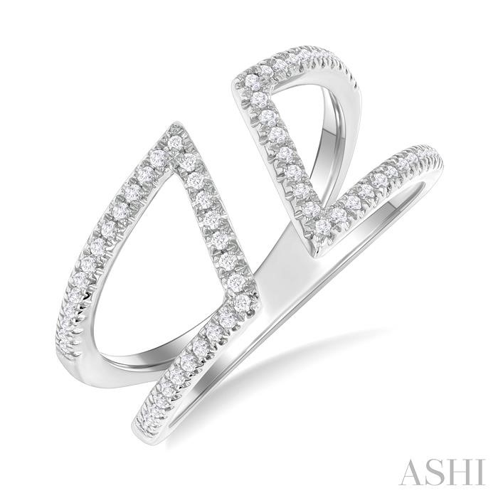 Diamond Fashion Open Ring