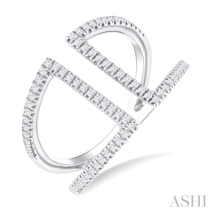 Diamond Fashion Open Ring