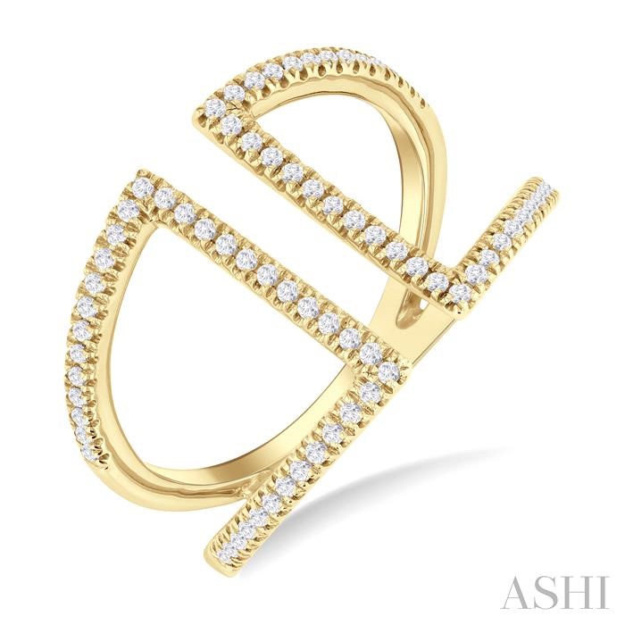 Diamond Fashion Open Ring