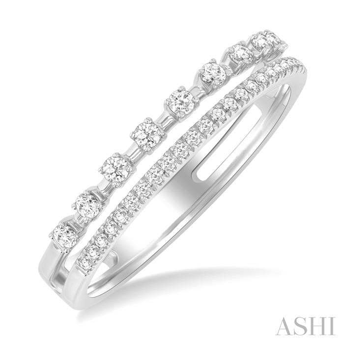 Double Row Diamond Fashion Band