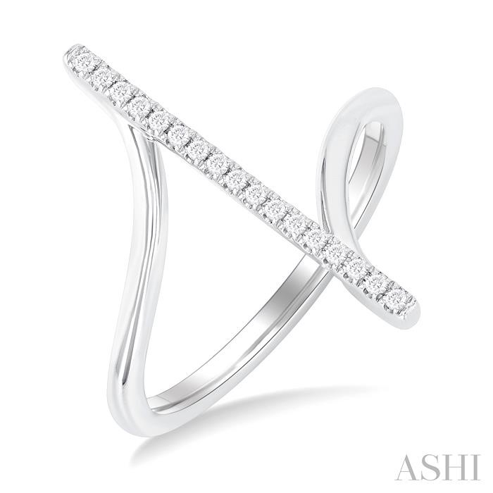 Diamond Fashion Open Ring