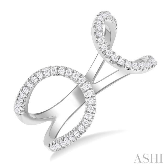 Diamond Fashion Open Ring