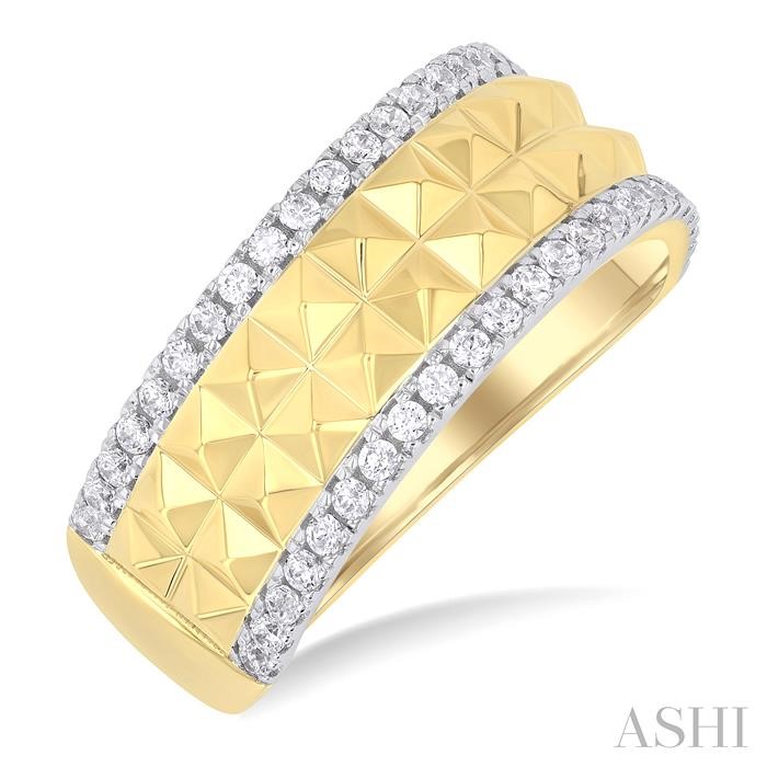 Bold Diamond Fashion Wide Band