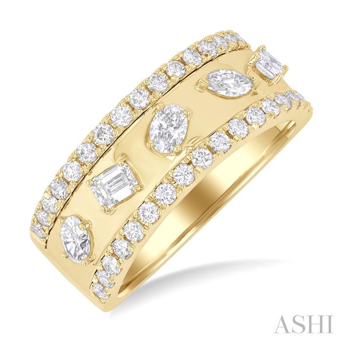 Mixed Shape Diamond Fashion Band