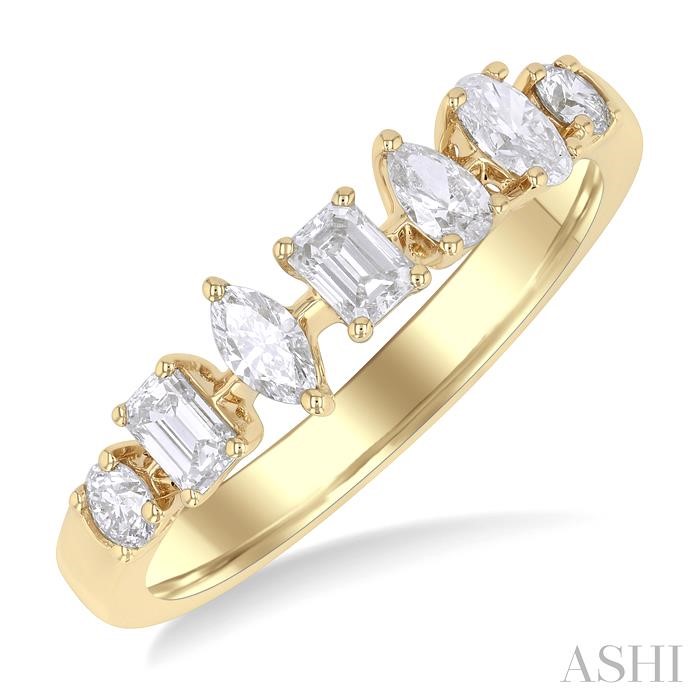 Mixed Shape Diamond Fashion Band