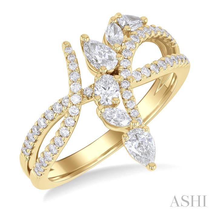 Mixed Shape Diamond Fashion Ring