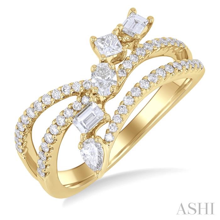 Mixed Shape Diamond Fashion Ring