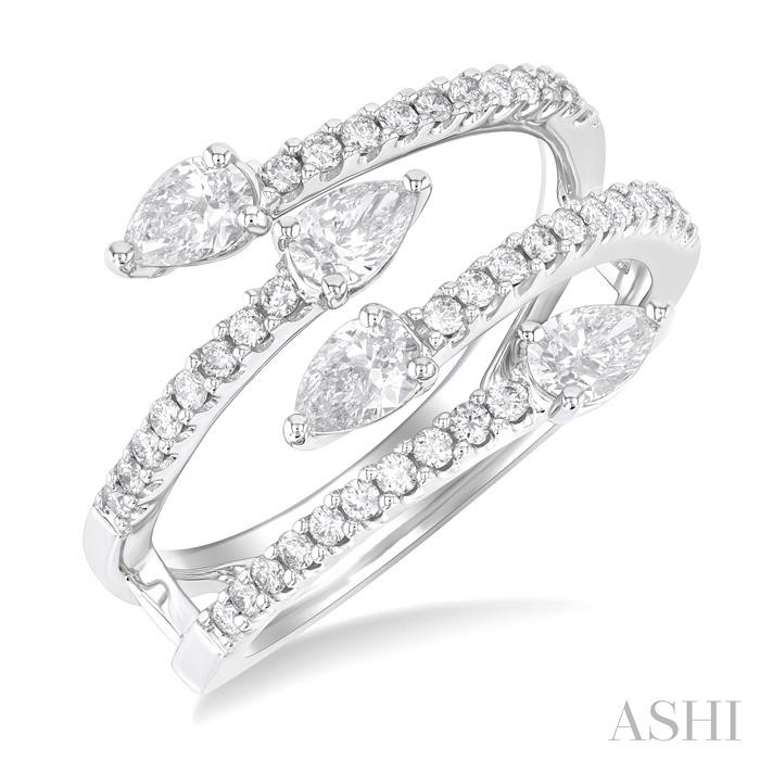 Diamond Fashion Open Ring