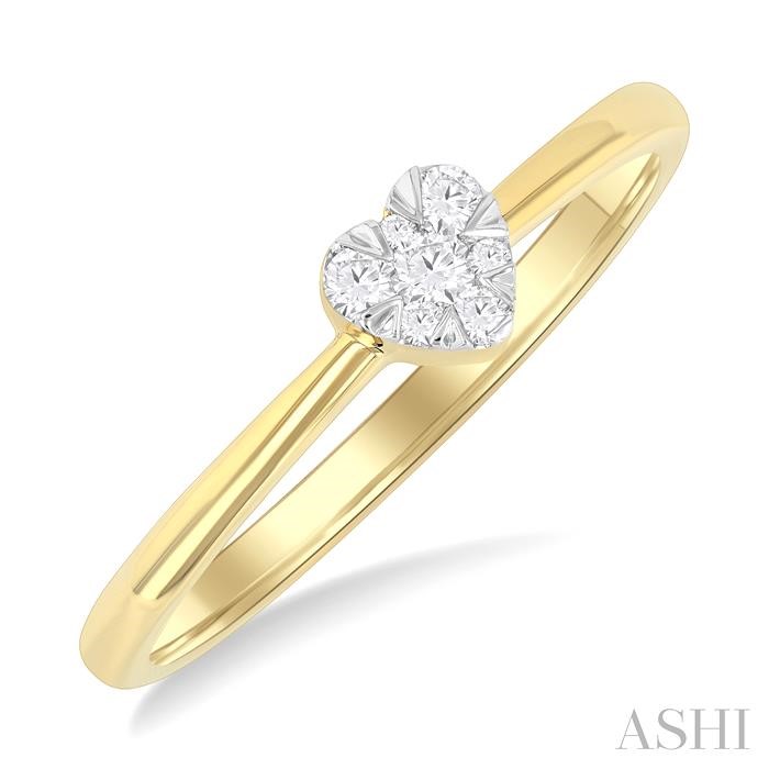 Heart Shape Lovebright Petite Diamond Ring