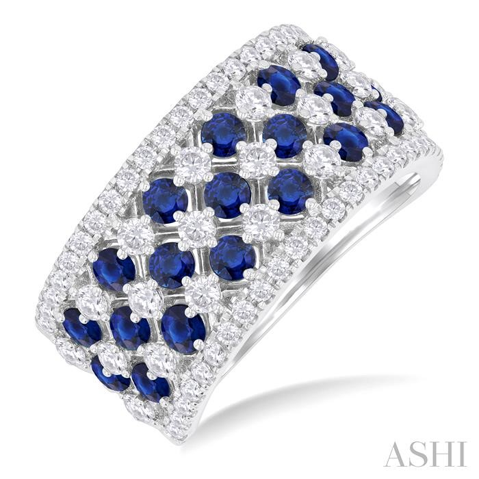 Gemstone & Diamond Fashion Band