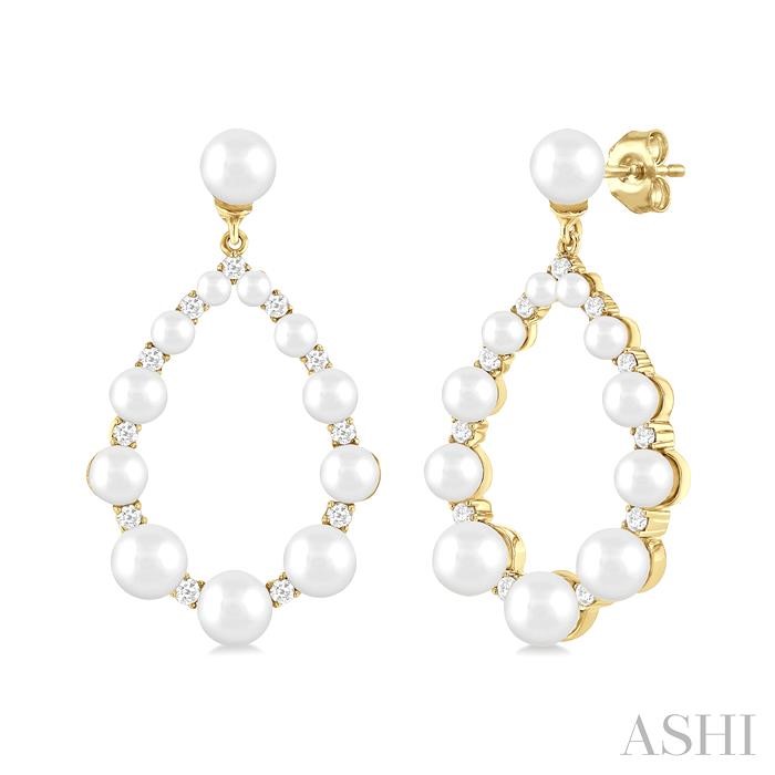 PEARL & DIAMOND EARRINGS