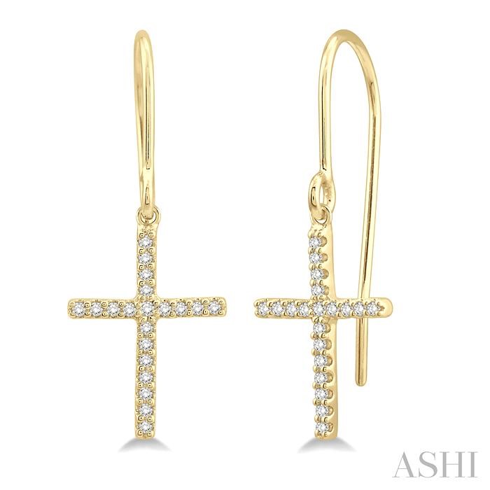 CROSS PETITE DIAMOND FASHION EARRINGS